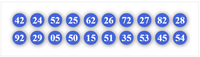 Dàn 20 số hôm nay