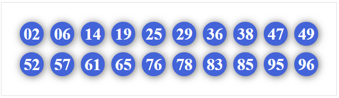 Dàn 20 số hôm nay Dàn 20 số hôm nay